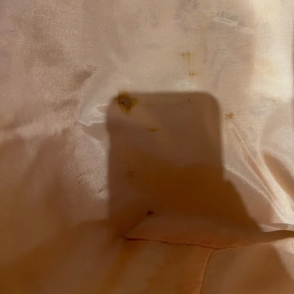 Vintage Folding Sewing Knitting Basket Stand Yarn Bag Caddy Floral 1 owner - Picture 6 of 6